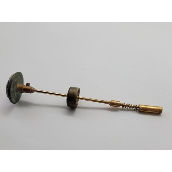 Vintage Perfume Bottle Purple Gold West Germany Irving Rice Import DE8 - Picture 10 of 12